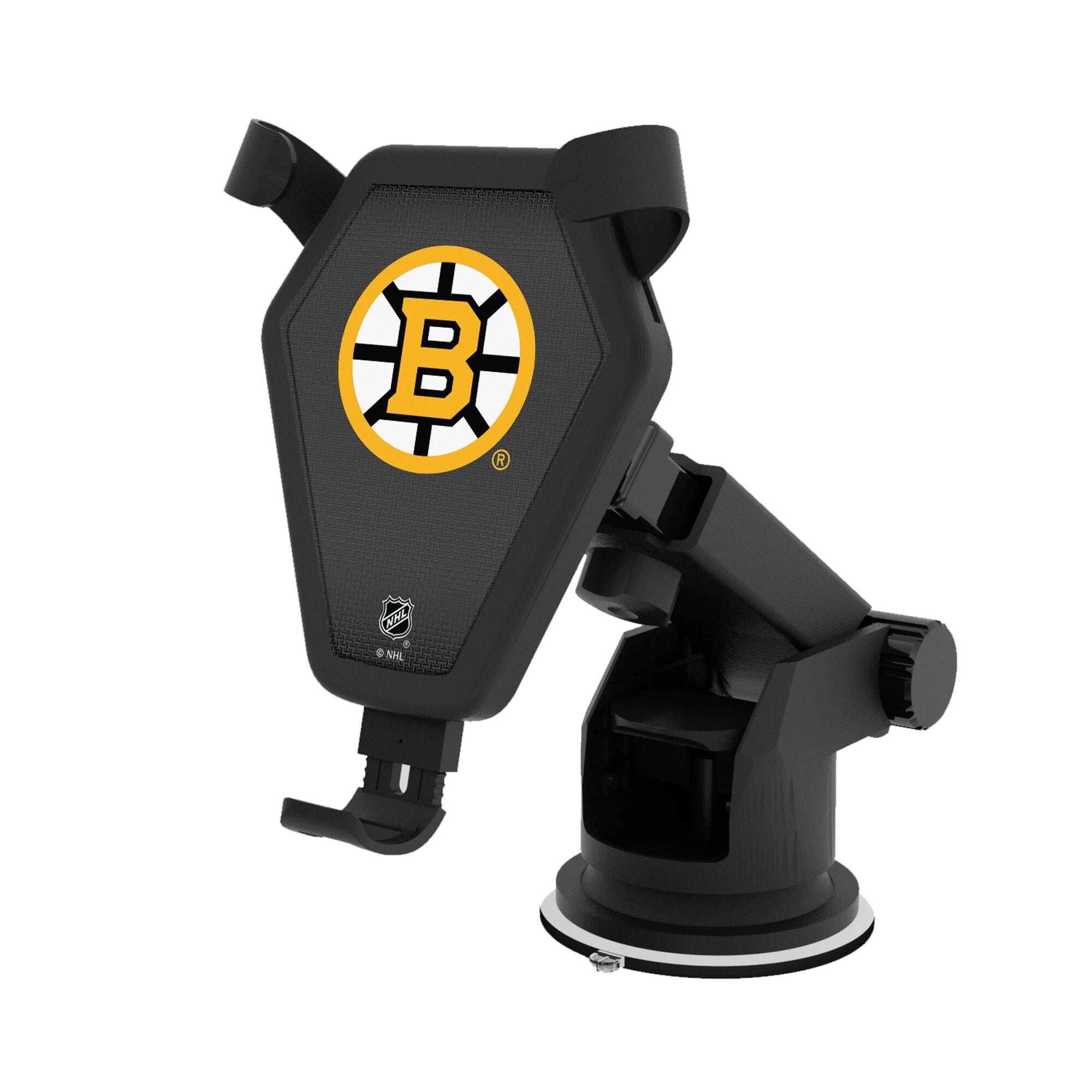 Keyscaper Linen Print Wireless Car Charger Black - Best Buy