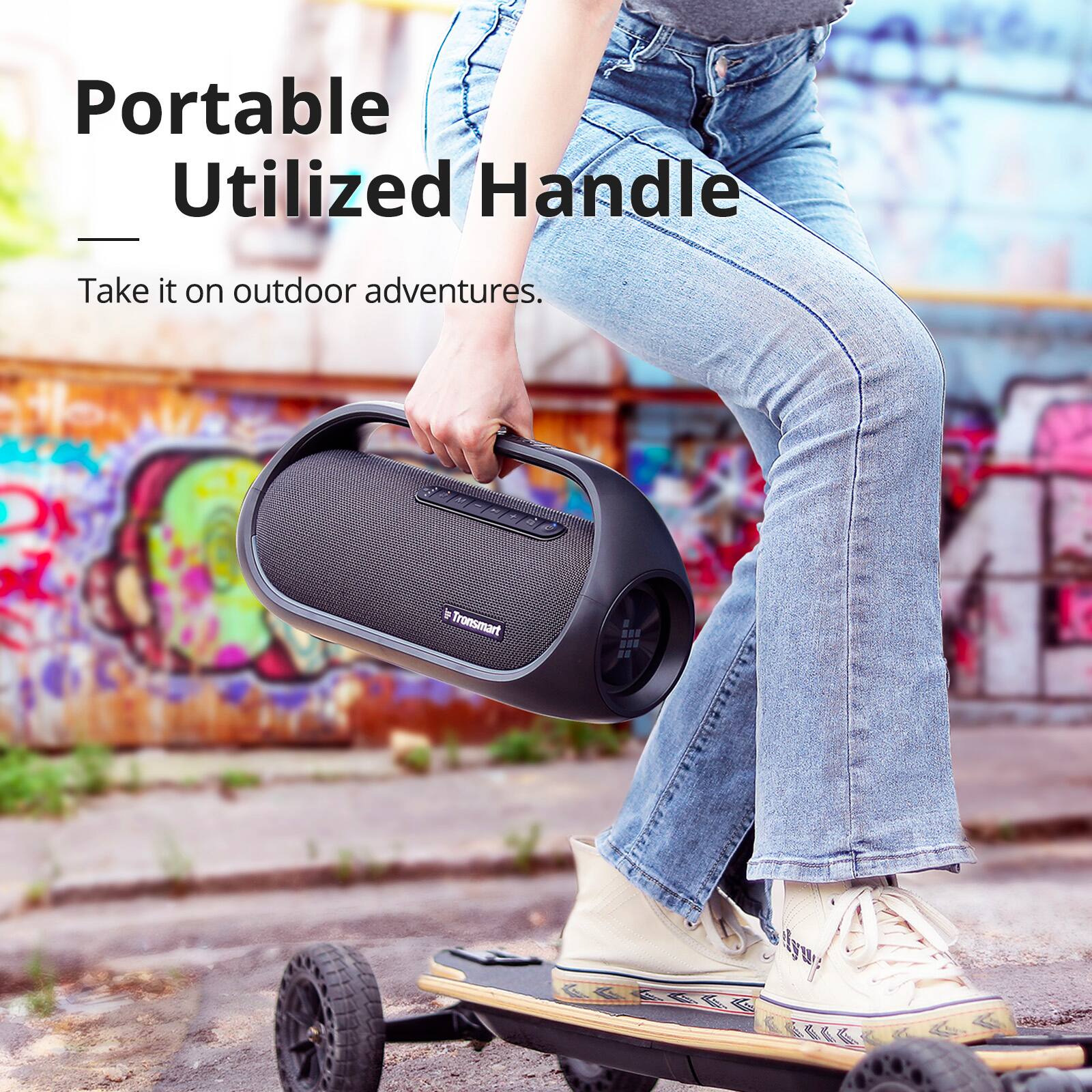 Portable Utilized Handle - Take it on outdoor adventures.