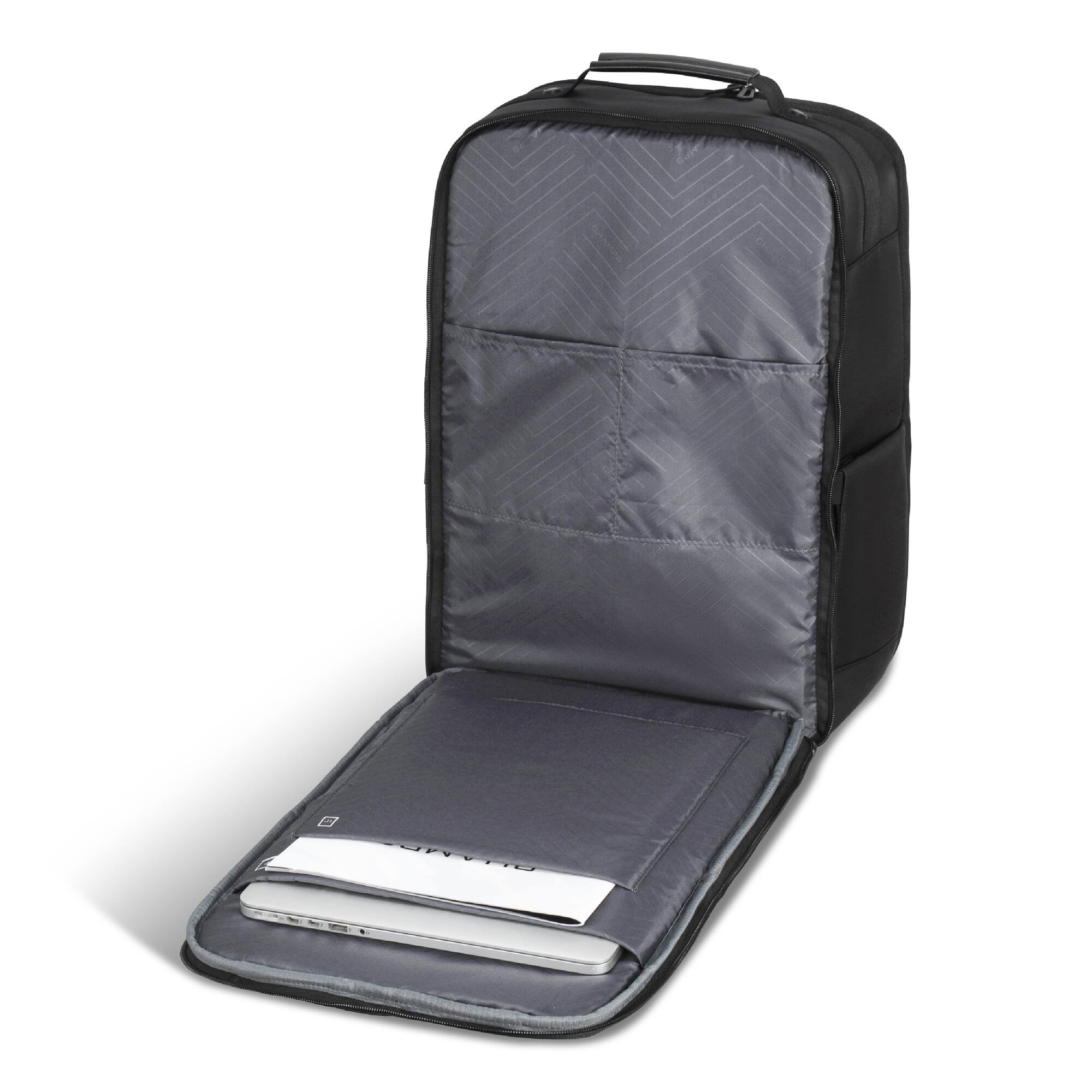 Back. Champs - Onyx Collection - Travel Laptop Backpack - Black.