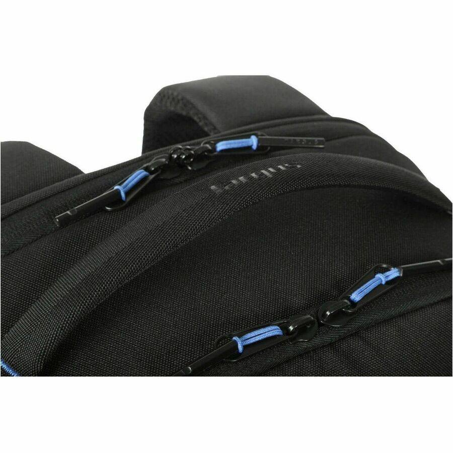 Alt View 2. Targus - Targus Coastline EcoSmart TBB643GL Carrying Case (Backpack) for 15" to 16" Notebook - Black - TAA Compliant - Impact - Black.