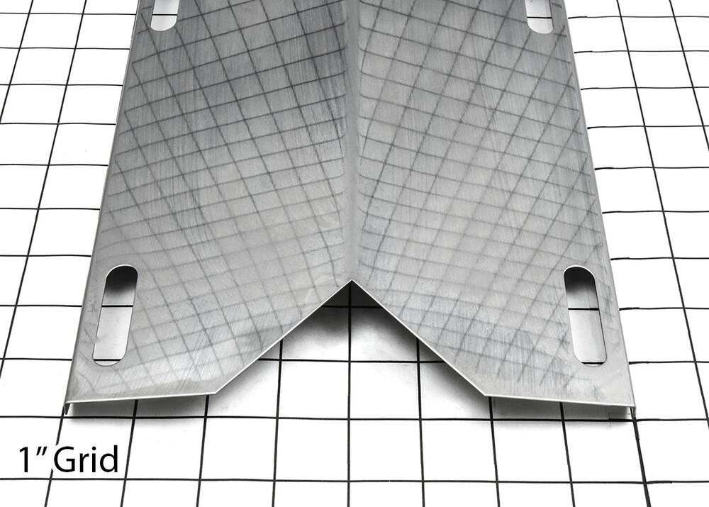 Alt View 2. Music City Metals - Music City Metals - MCM939263112 heat plate, 304 ss, 17.75 x 7.6875, Jenn.