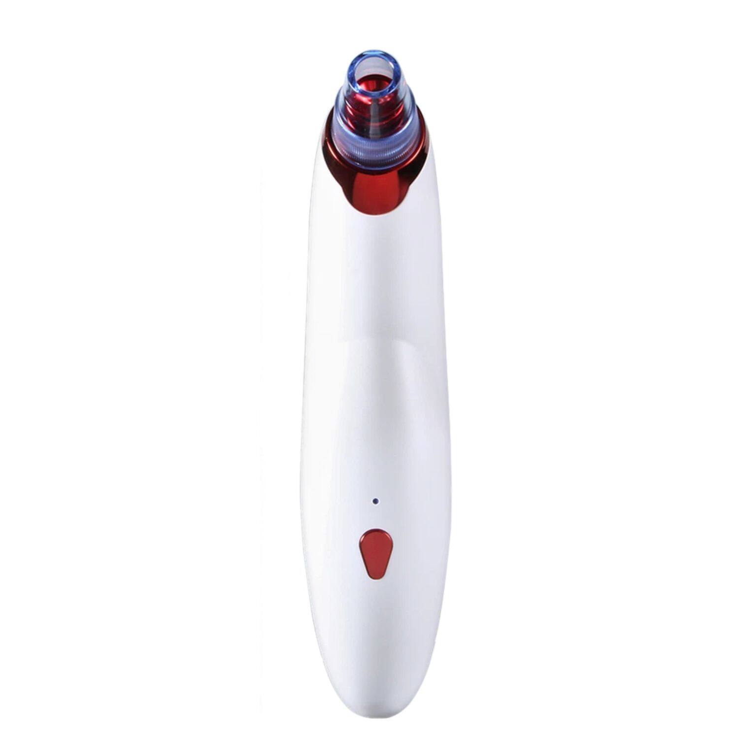 Stock Preferred - Electric Blackhead Remover Pore Vacuum Suction Tool – Deep Facial Cleansing Device - Red