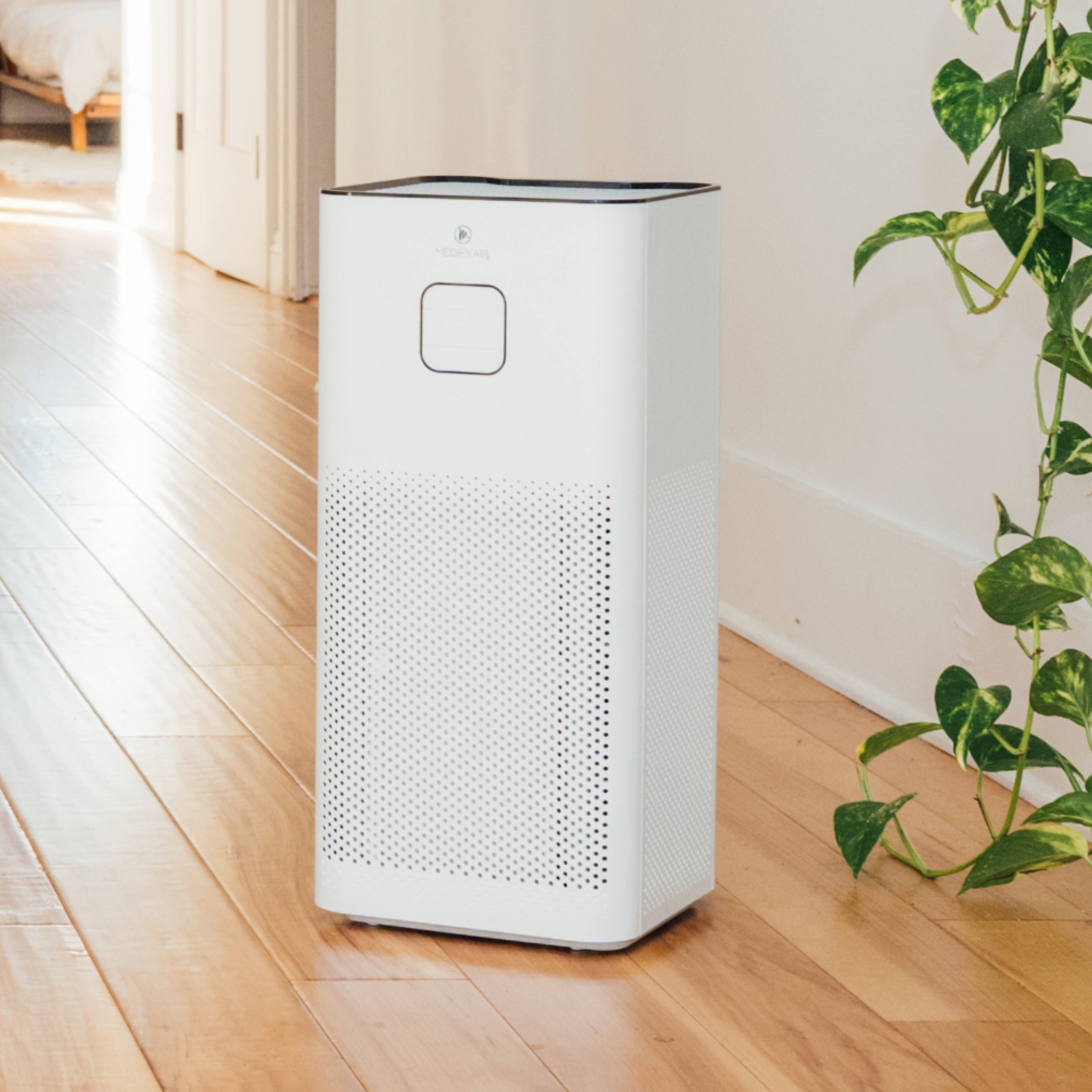 Alt View 13. Medify Air - Medify MA-50 1320 Sq. Ft. Portable Air Purifier with True HEPA H13 Filter - White.
