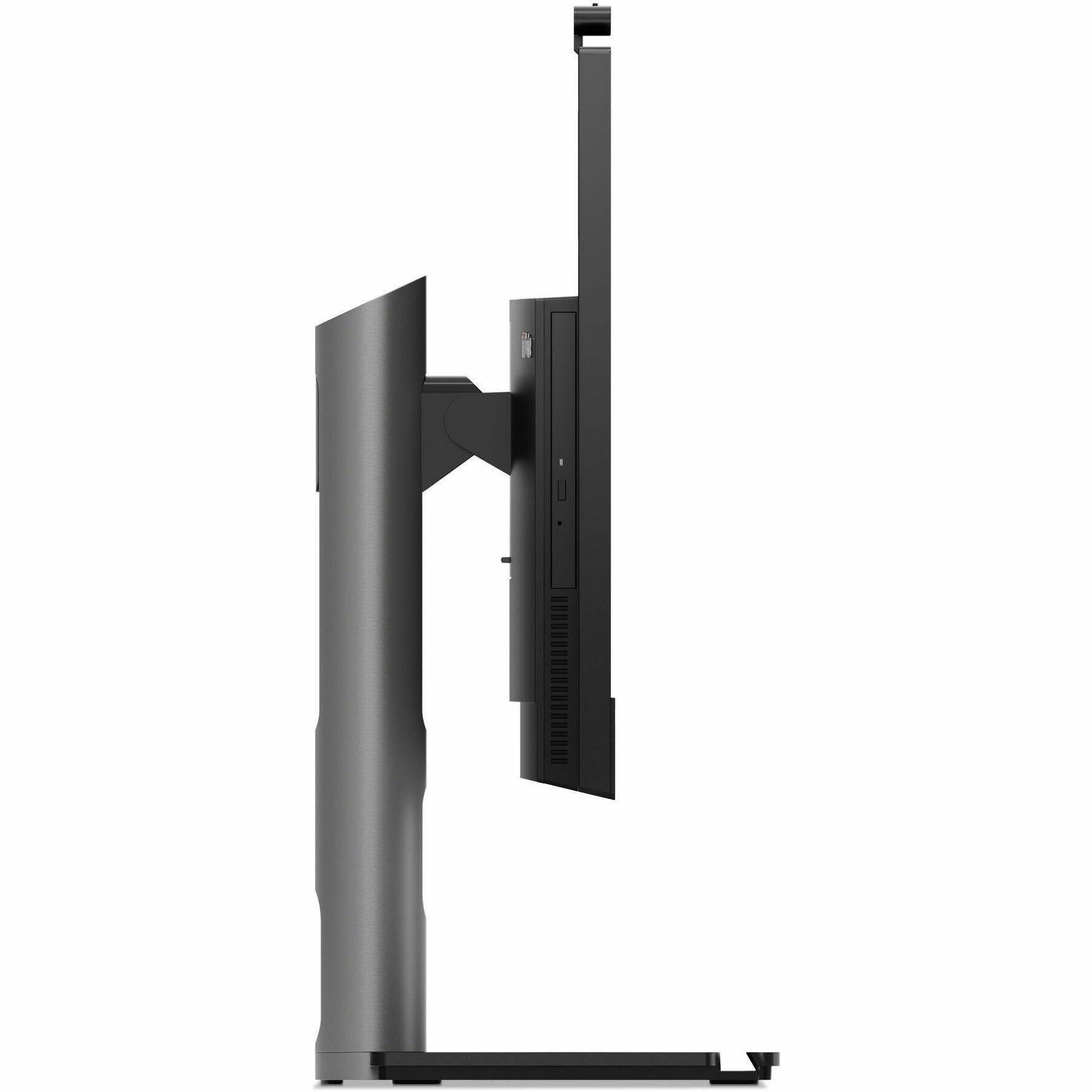 Alt View 4. Lenovo - Lenovo ThinkCentre M90a Gen 5 12SH0028US All-in-One Computer - Intel Core i7 14th Gen i7-14700 - vPro Technology - 16 GB - Black.