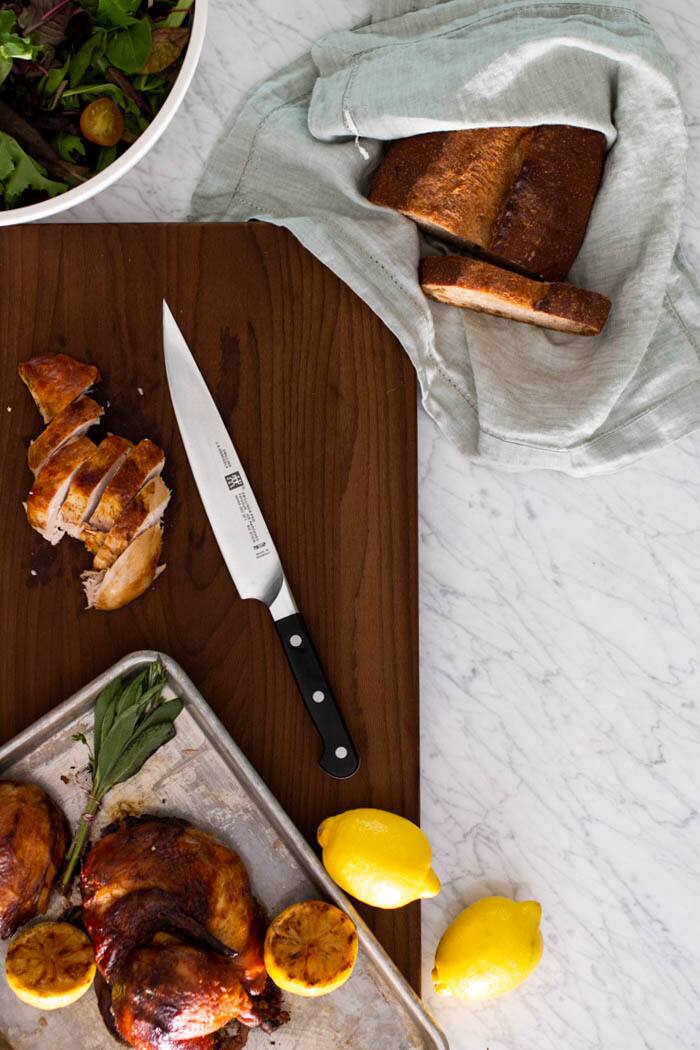 Alt View 1. ZWILLING - ZWILLING Pro 8-inch Carving Knife - Stainless Steel.