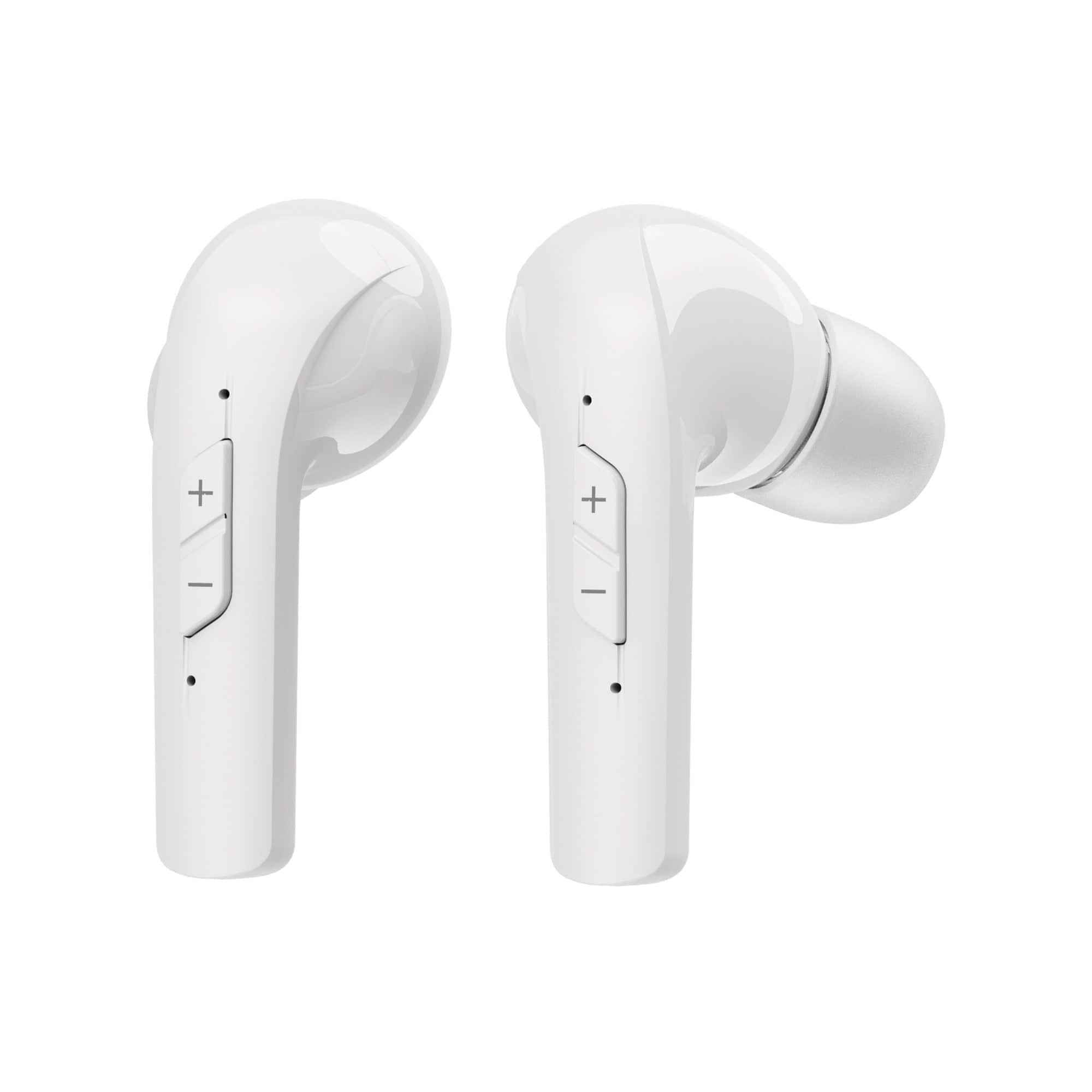 Harmonix - Elevate Self-Fitting OTC Hearing Aids - Rechargeable with Charging Case, Bluetooth Streaming, 4 Programs - White