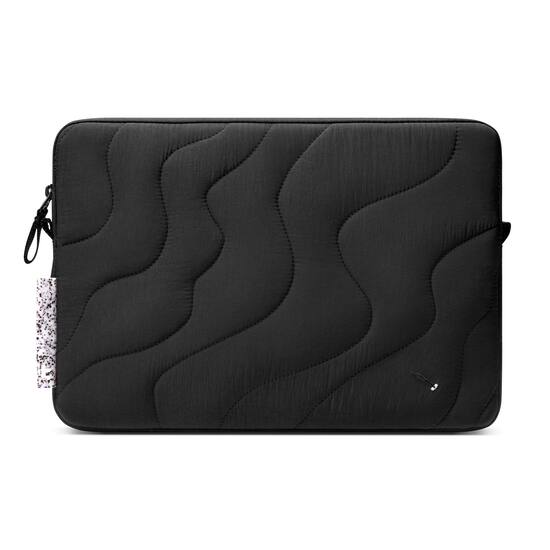 tomtoc Terra A27 Puff Laptop Sleeve fits up to 14 MacBook Pro M4 M3 M2 M1 Reclycled Fabric CornerArmor Black A27D2D1 Best Buy