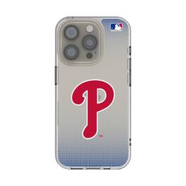 Keyscaper - MLB - Philadelphia Phillies - Linen Logo iPhone Clear Case - 16e - Multicolor