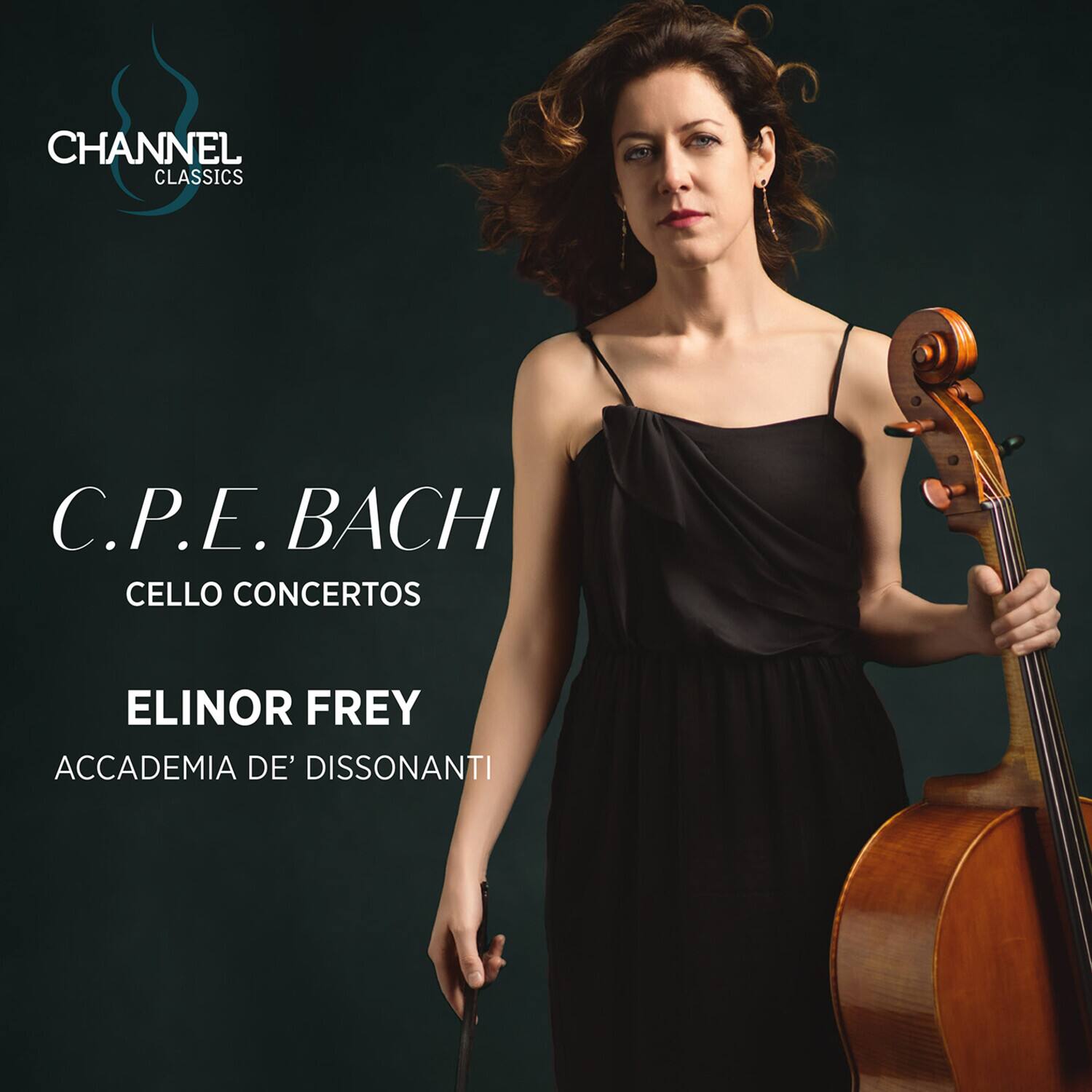 CHANNEL CLASSICS  
C.P.E. BACH CELLO CONCERTOS  
ELINOR FREY ACCADEMIA DE' DISSONANTI