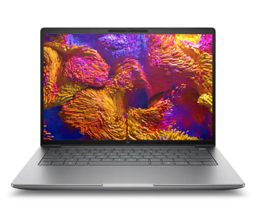 Front. HP - HP ZBook 8 G1a 14 Mobile Workstation PC with 3 Yr Warranty & Wolf Pro Security - Black.