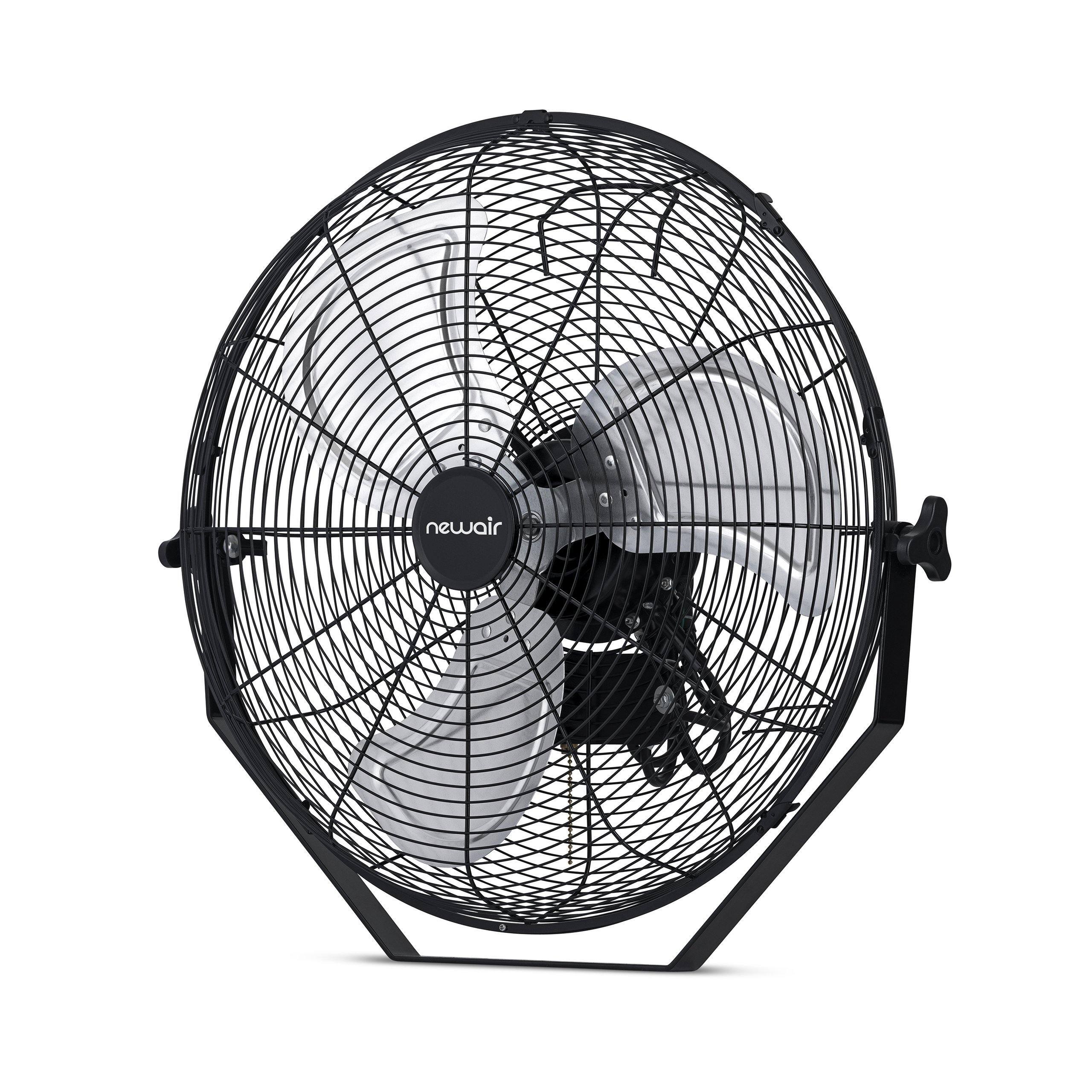 Alt View 7. NewAir - 18" - 20" Outdoor-Rated Fan - Floor or Wall Mounted - Black.