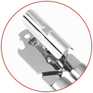 Alt View 4. KOOMADE - KOOMADE Stainless Steel Can Opener Safety Kitchen Tools Easy Grip Side Cut Manual Opener for Cans' Lid Kitchen Gadgets.