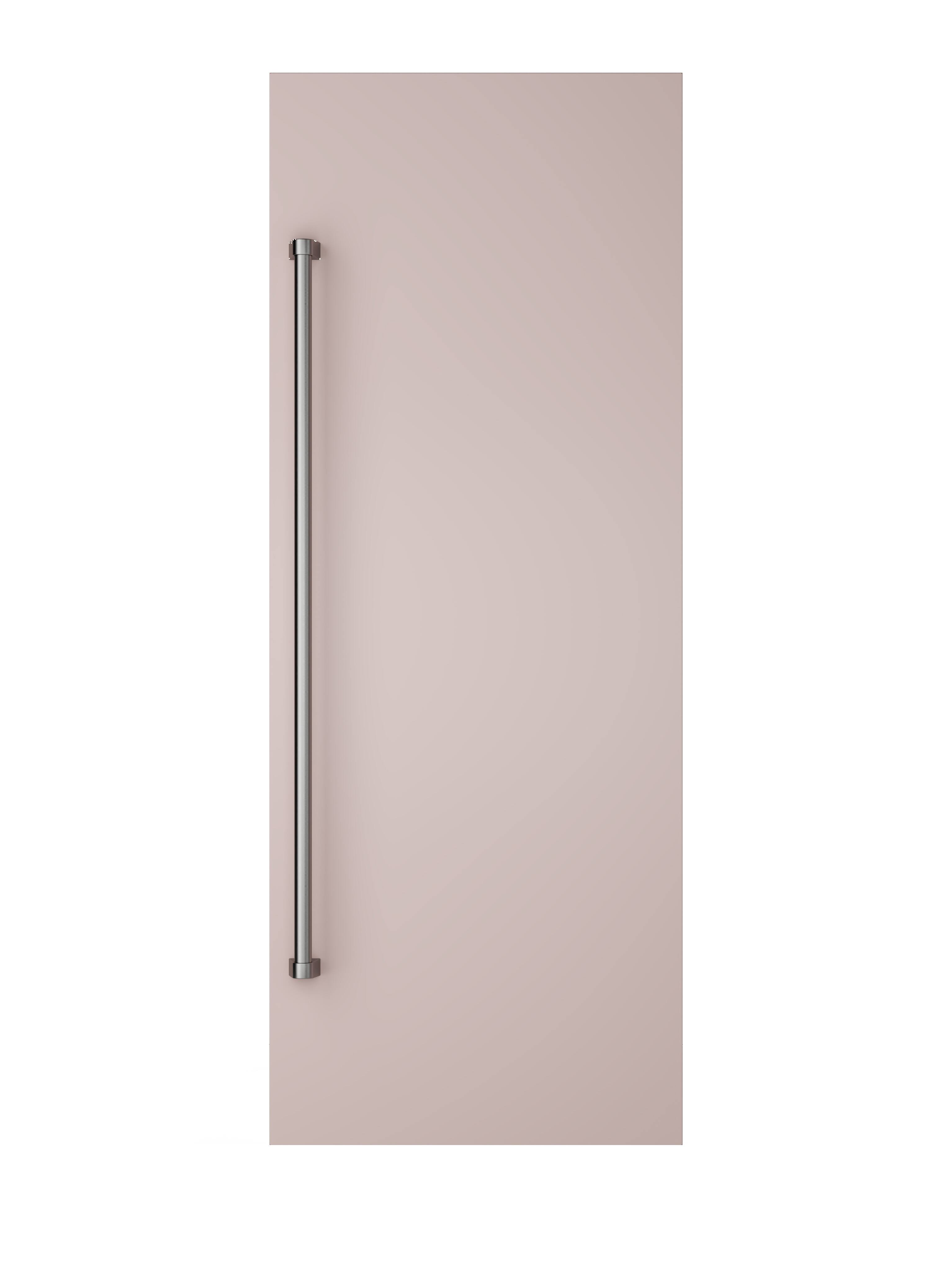 Alt View 1. Viking - 30"W Column Door Panel w/Pro-style handle - Blush.