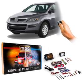 MPC - Complete 5-Button Remote Start Kit With Keyless Entry For 2007-2008 Mazda CX-9 - Black