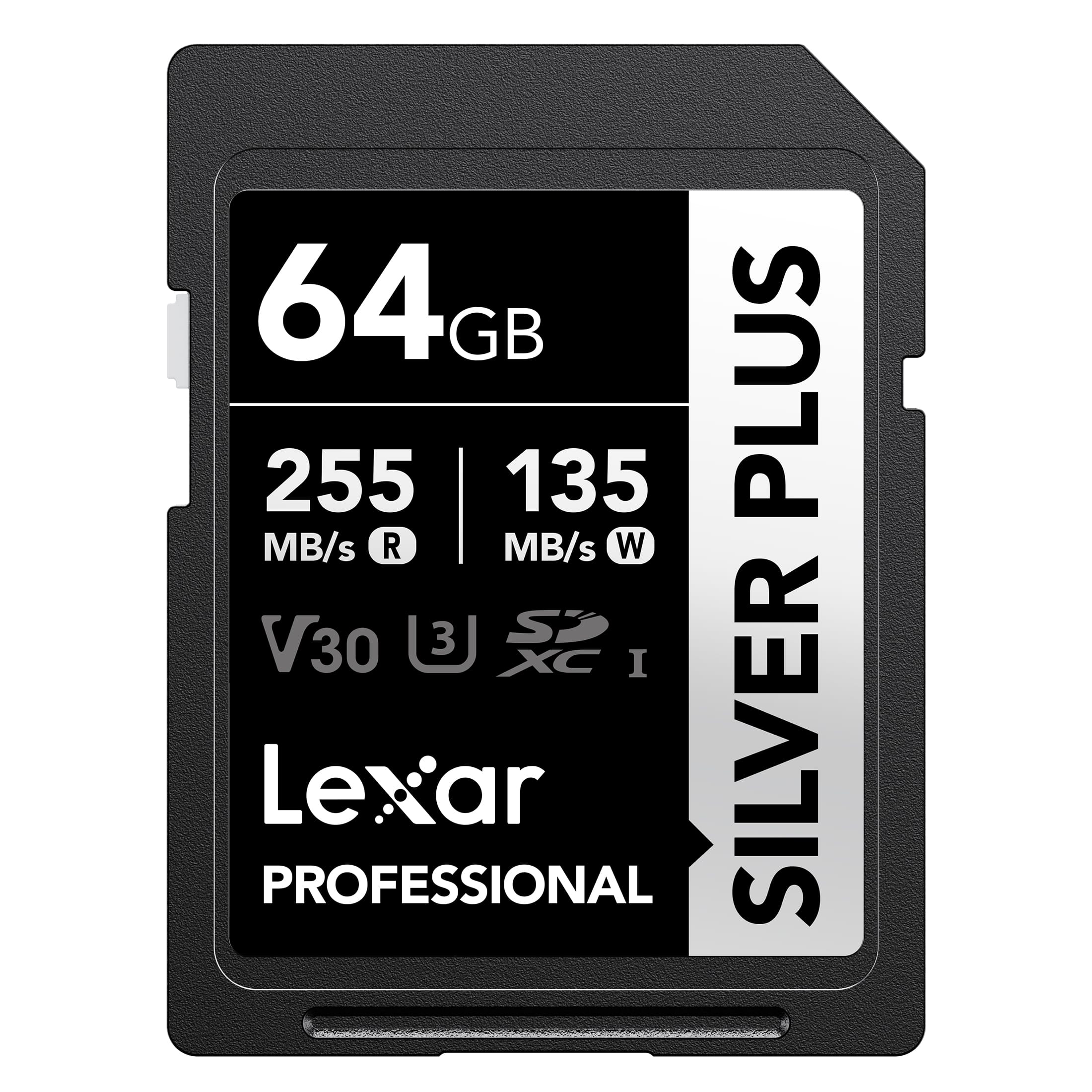 Lexar - Professional SILVER PLUS SDXC, V30 64 GB