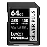 Lexar - Professional SILVER PLUS SDXC, V30 64 GB