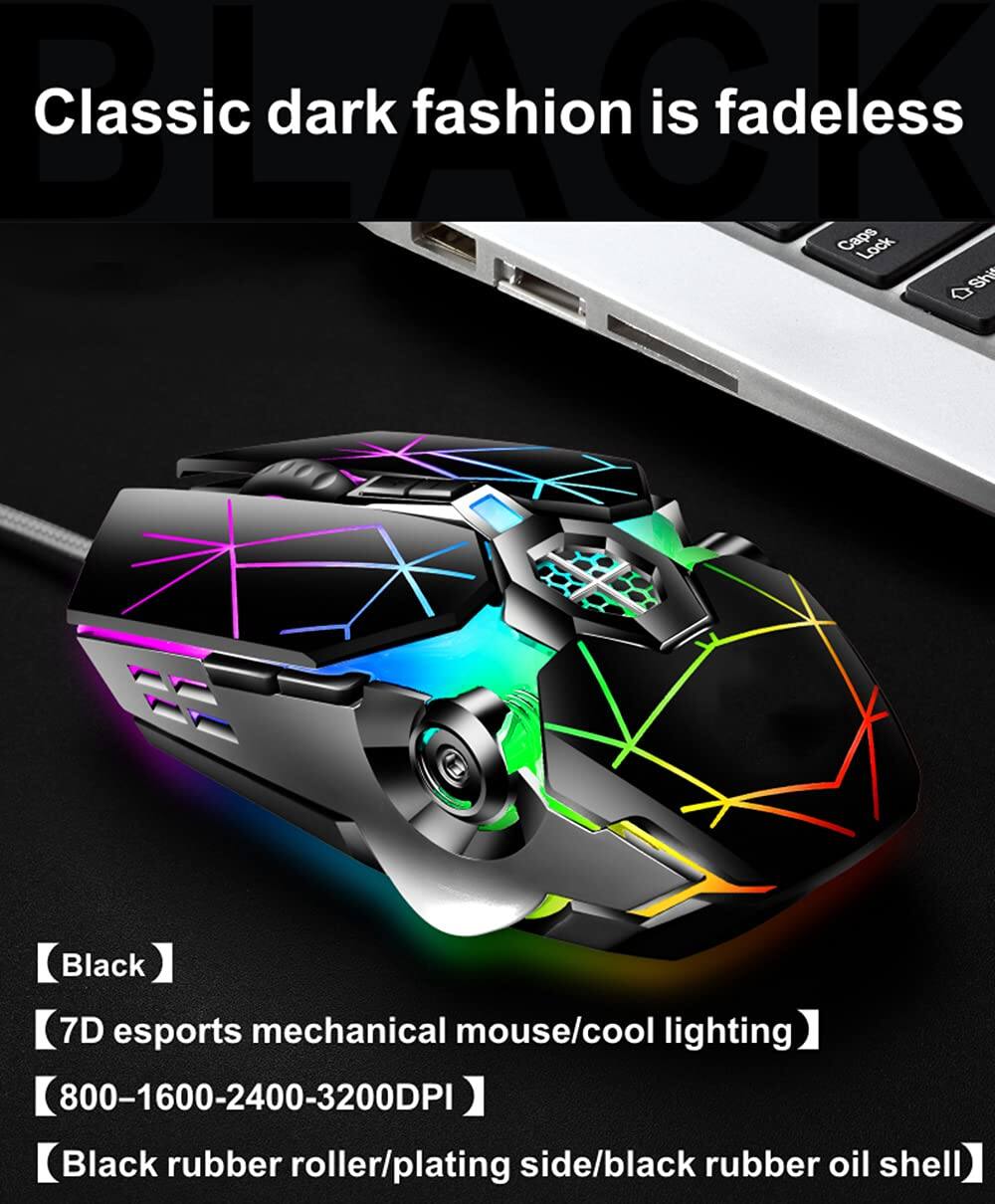 COTTAGE Retro Typewriter Mechanical And Mouse Combo With 9 True ...
