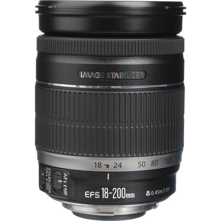 IMAGE STABILIZER ON: STA FOFF STABILIZER AFI rMF 135 17 18 24 50 80 EFS 18-200mm 0.45m/1.5ft