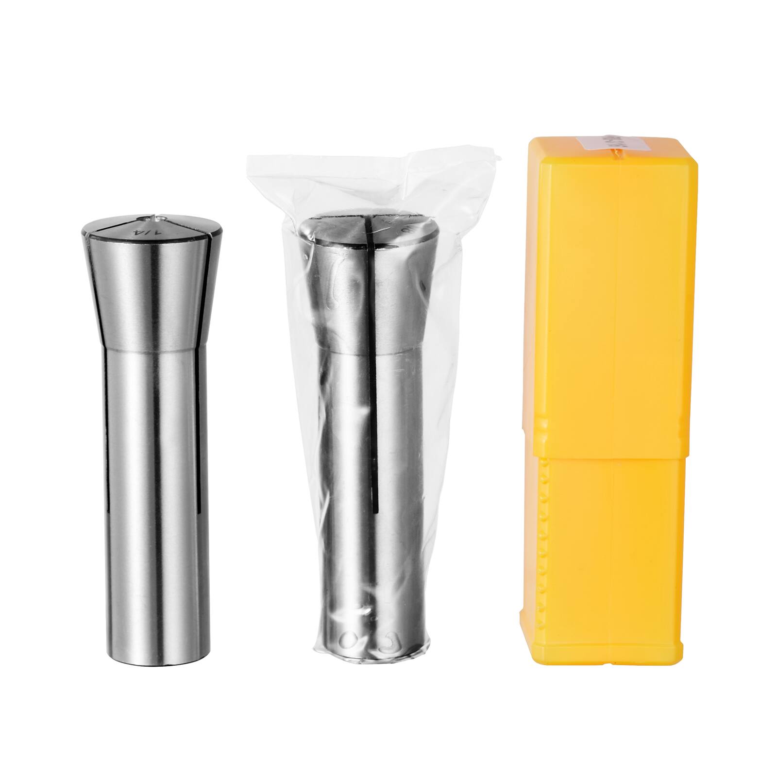 Alt View 5. VEVOR - 13 pcs Precision R8 Collet Set, 1/8'' - 7/8'', 45# Mill Collet Chuck 0.0012"/30μm TIR with 13 Labeled Storage Boxes - Silver.