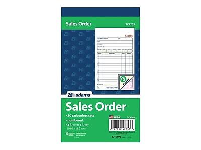 Sales Order  
TC4705  
a a 123456 a a a a a a a a a a a a a a a a a a a a 3 a a PART a a a adams  
Sales Order so carbonless sets USA SCATOS numbered 3/16" x 7 3/16" (106x 183) ond ATSSE 47035  
CTOPS