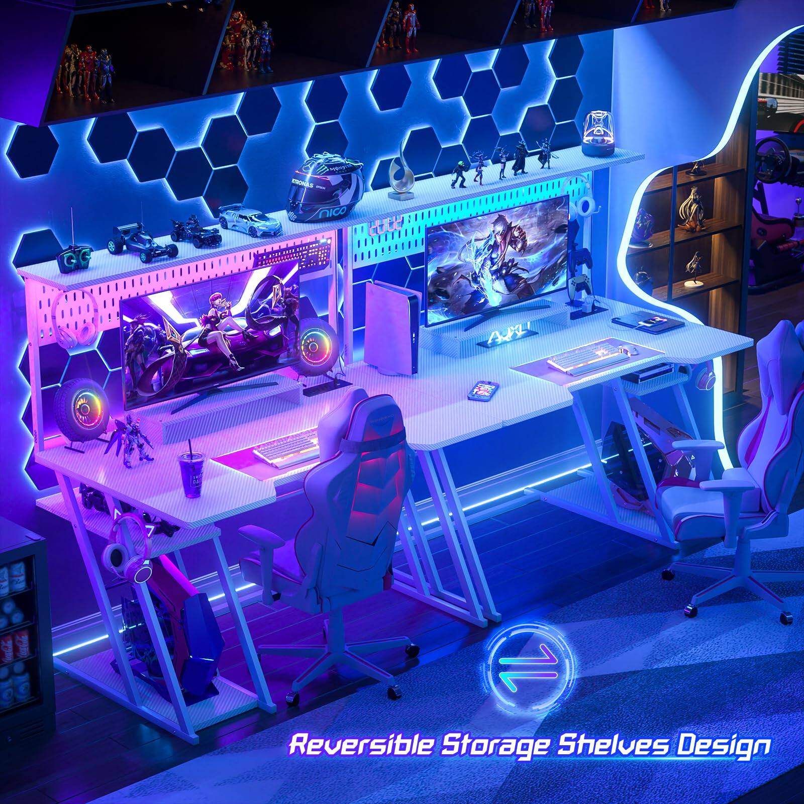 Reversible Storage Shelves Design