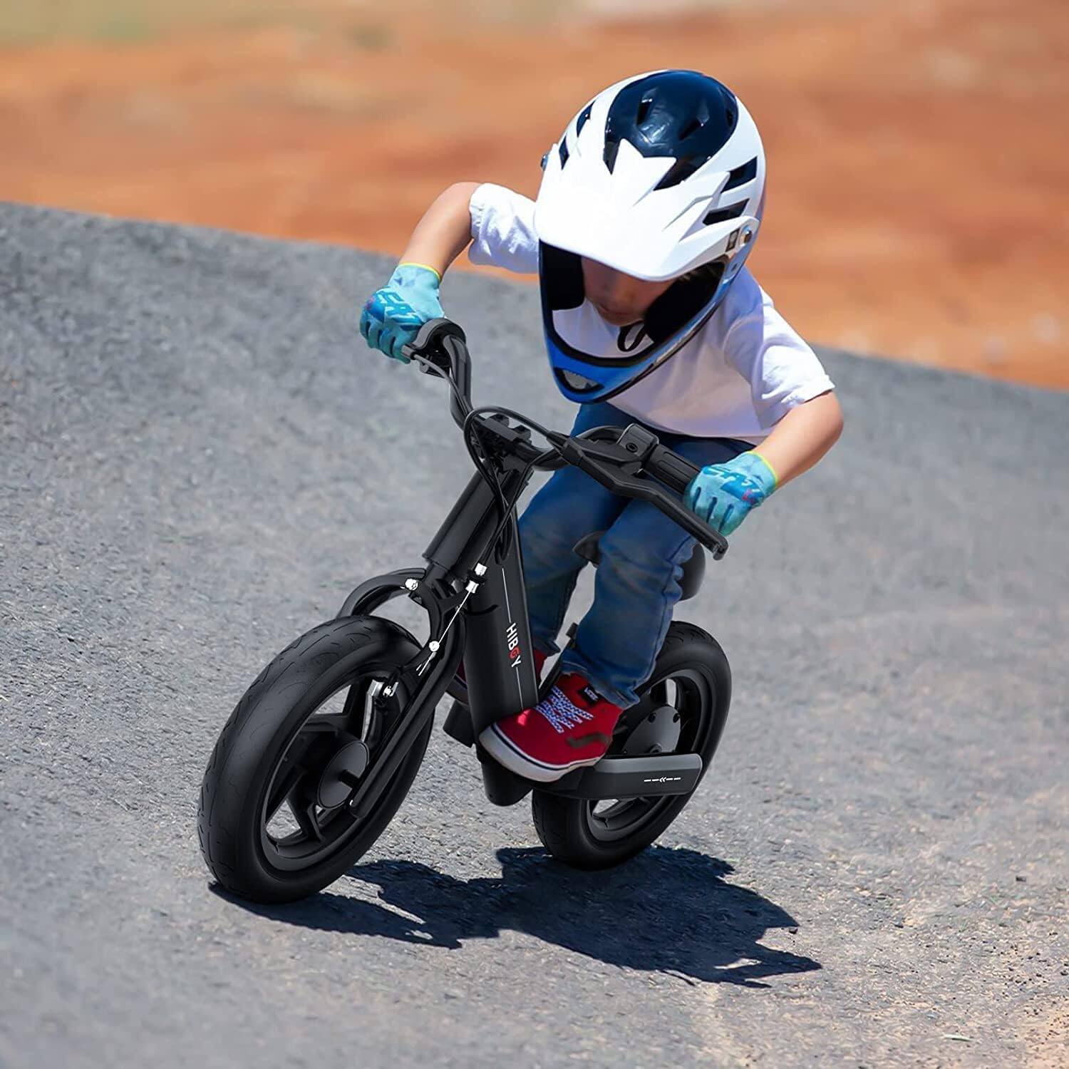 Alt View 1. HiBoy - Hiboy BK1 Kids Electric Balance Bike, Ages 3-5, 12-Inch Tires, UL 2272 - BLACK.