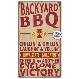 Jardine - Iowa State Cyclones 11'' x 20'' Indoor/Outdoor BBQ Sign - Tan