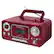Angle. Studebaker - BT Series Portable Bluetooth CD Player with AM/FM Stereo - Red.