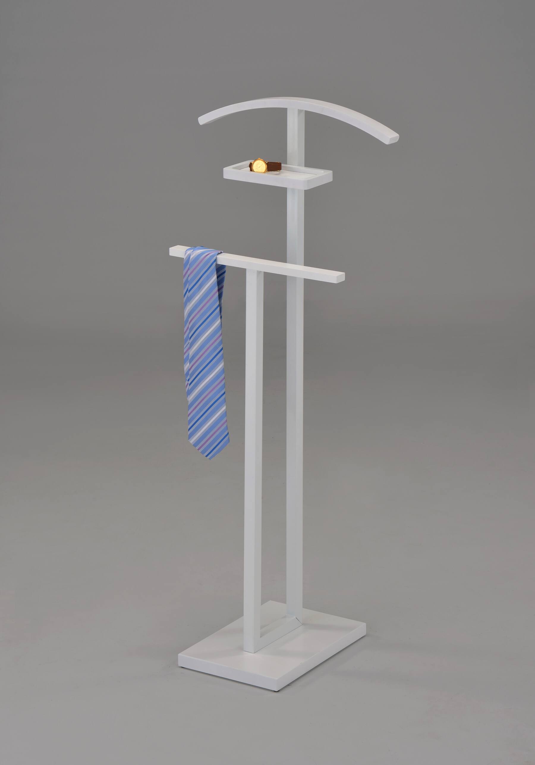 Angle. Kings Brand Furniture - Kings Brand Furniture - Metal Suit Valet Stand, Clothes Rack, Clothing Organizer, Jacket Hanger, and Shelf (White) - White.