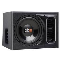 Powerbass - PS-AWB101 - 10" Single Loaded Amplified Ported Enclosure - Black/Gray