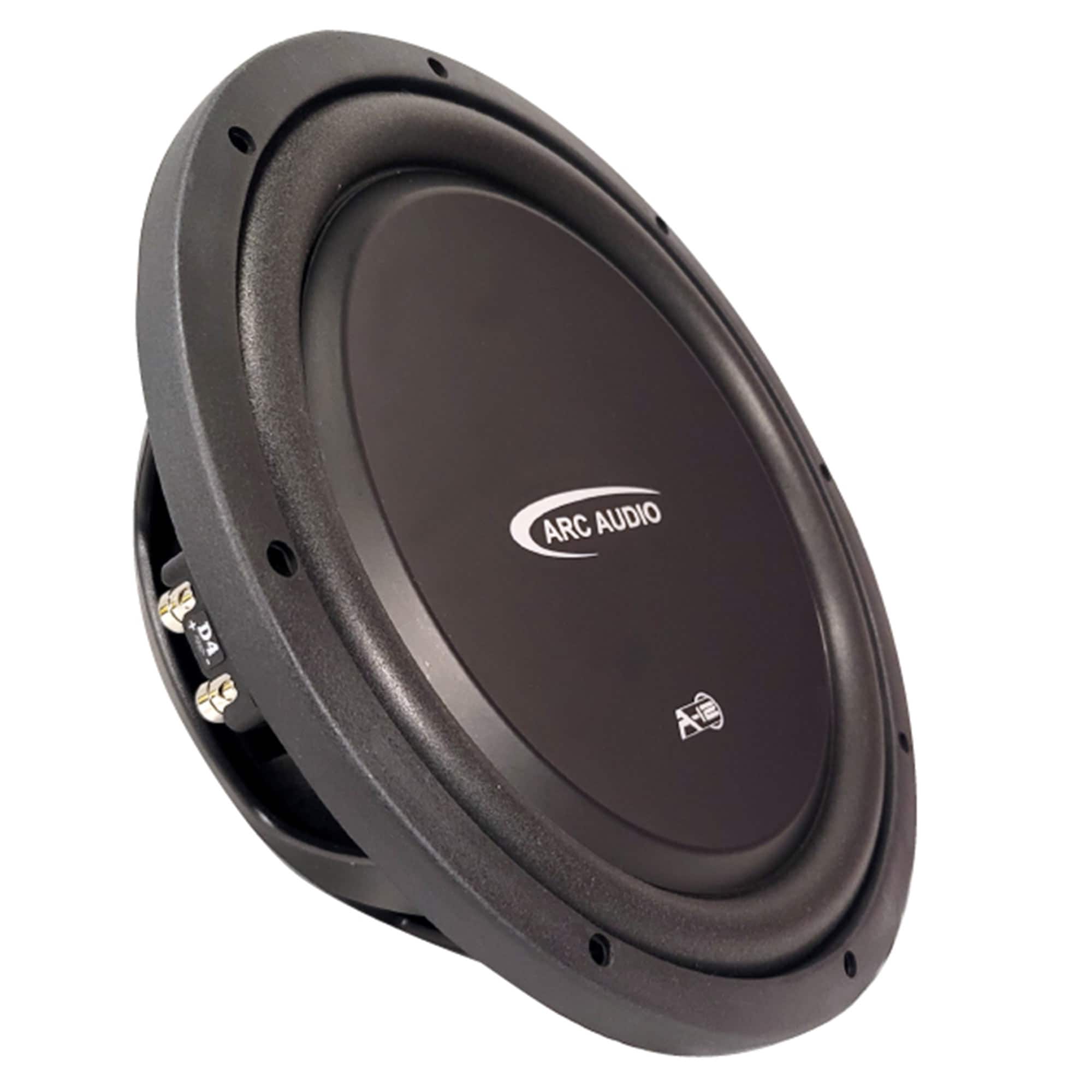 ARC Audio - A12-D2 A-Series Flat 12" Subwoofer, Dual 2-Ohm, 600W Peak, 300W RMS - Black/Gray