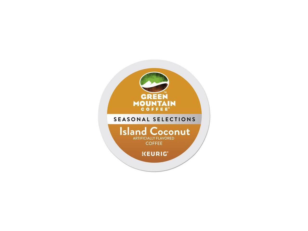 GREEN MOUNTAIN COFFEE  
SEASONAL SELECTIONS  
Island Coconut  
ARTIFICIALLY FLAVORED COFFEE  
KEURIG
