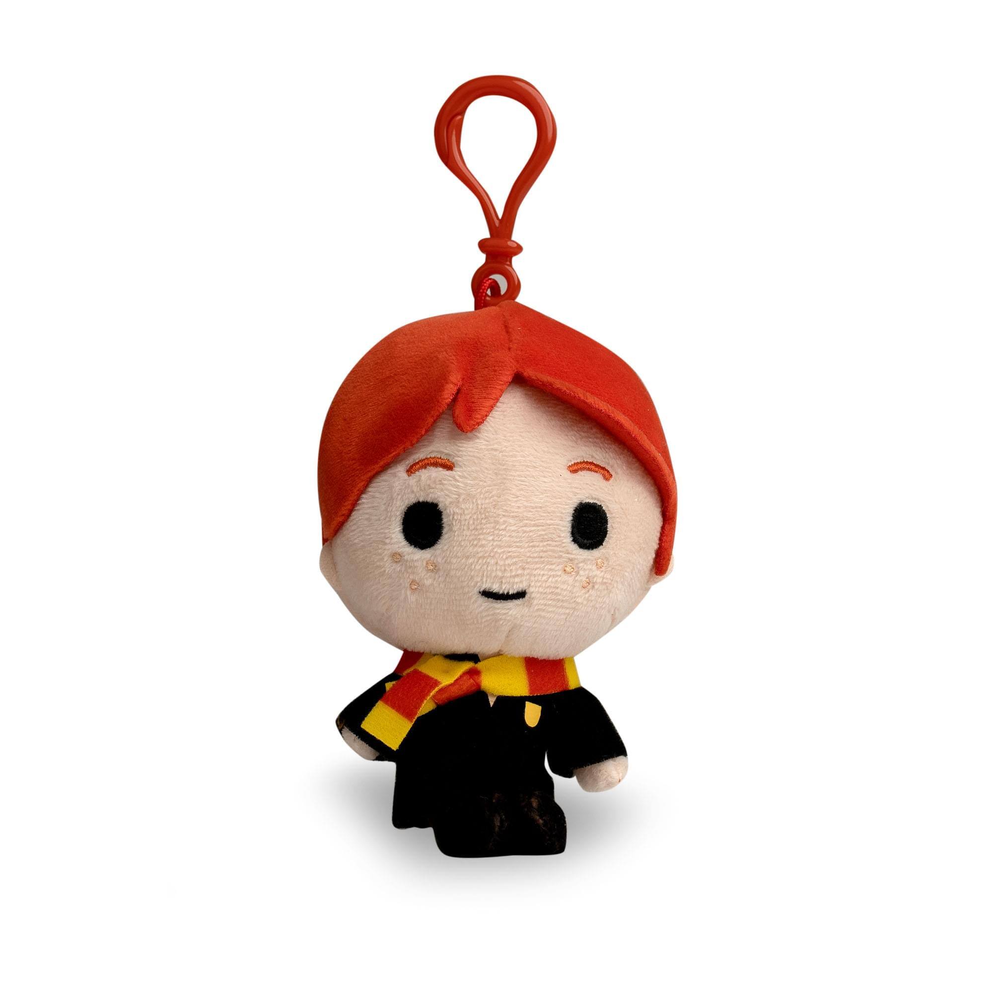 Front. Harry Potter - Harry Potter 4 Inch Plush Chibi Keychain | Ron Weasley - Red.