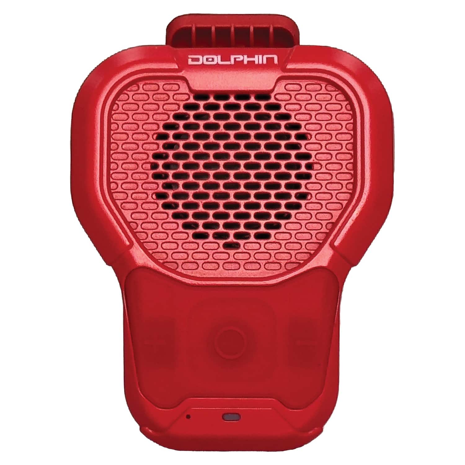 Dolphin Audio - CLP-10 Portable Wearable Waterproof Bluetooth Speaker with Magnetic Clip - Red