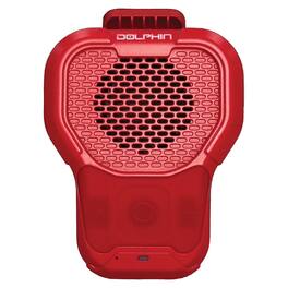 Dolphin Audio - CLP-10 Portable Wearable Waterproof Bluetooth Speaker with Magnetic Clip - Red