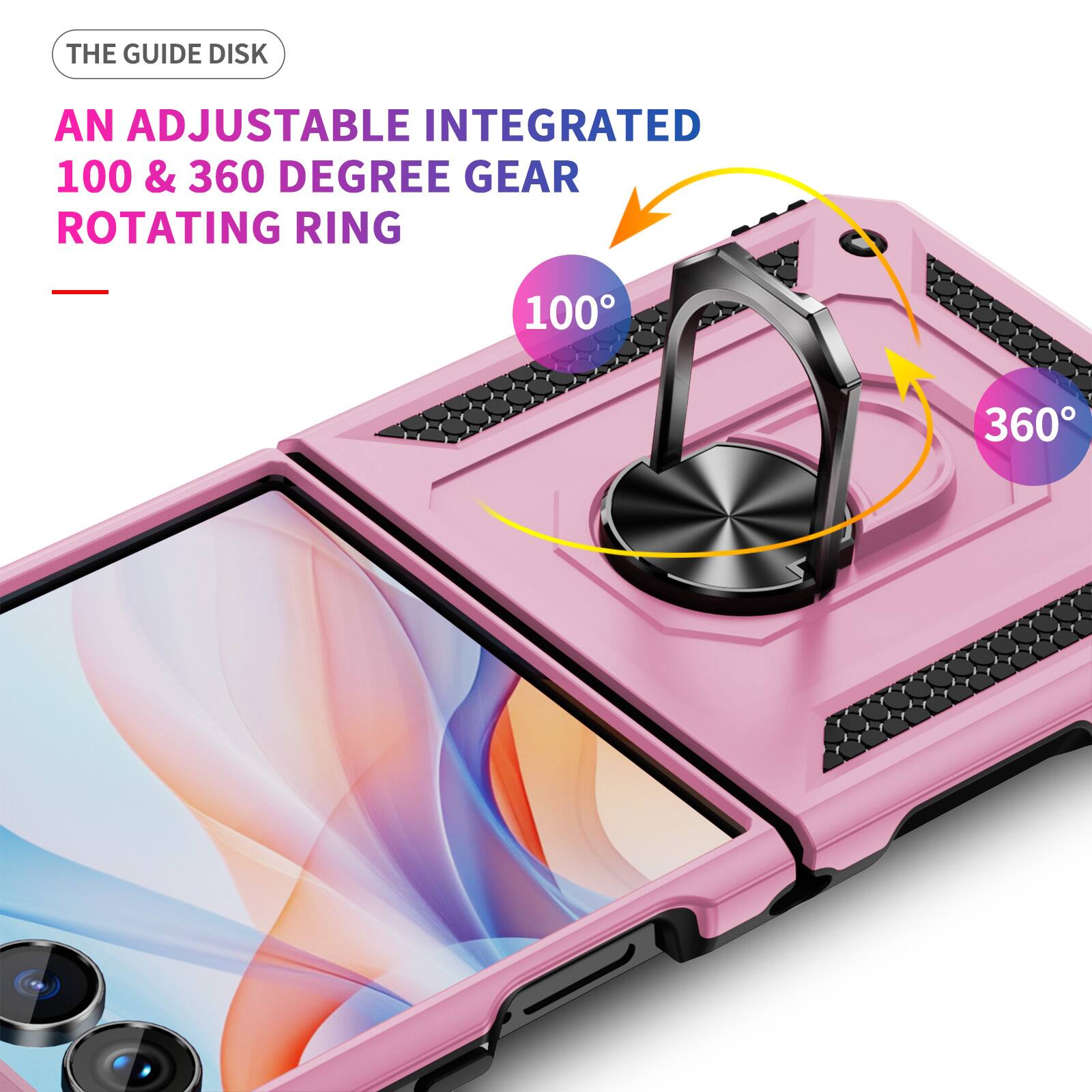 THE GUIDE DISK

AN ADJUSTABLE INTEGRATED 100 & 360 DEGREE GEAR ROTATING RING