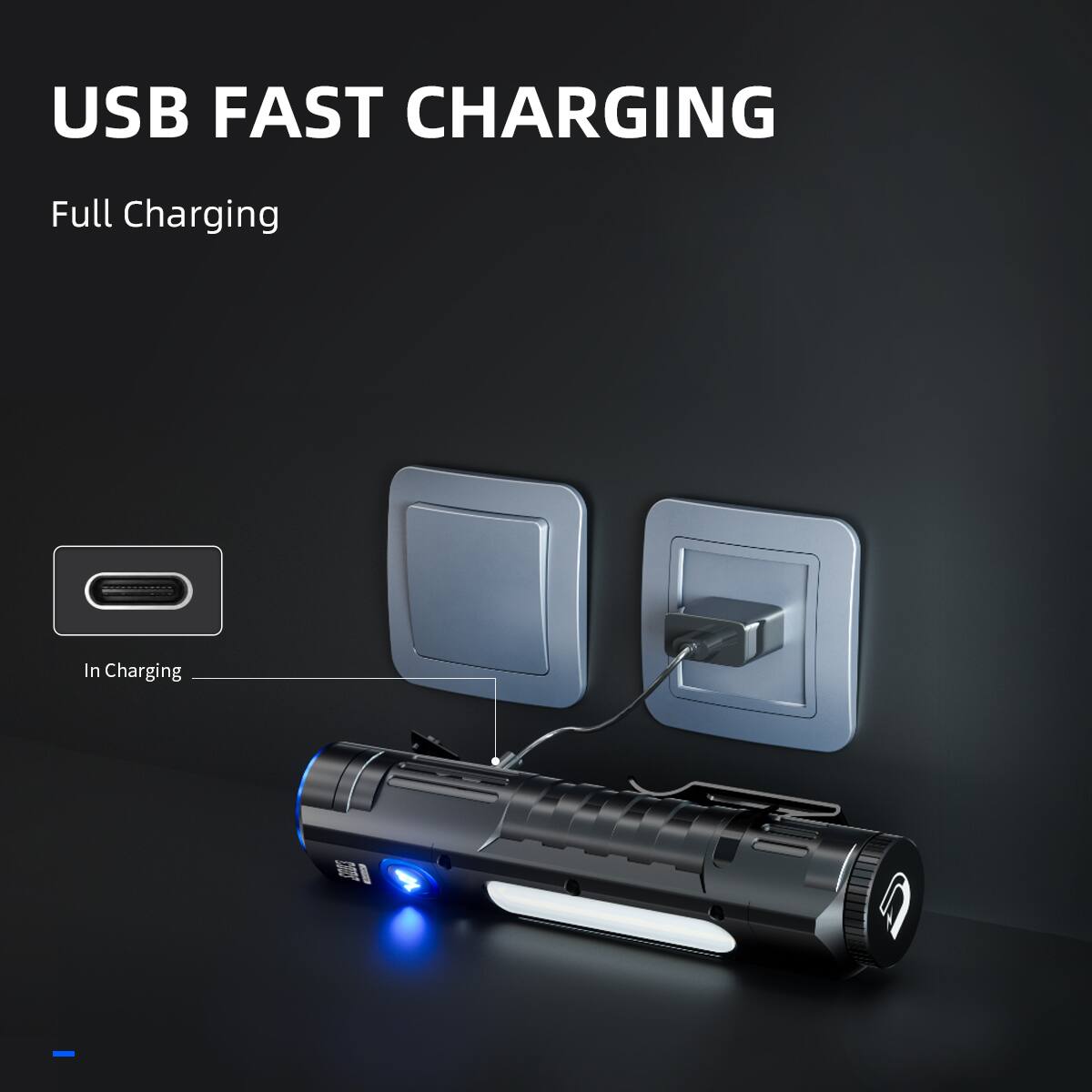 USB FAST CHARGING  
Full Charging  
In Charging