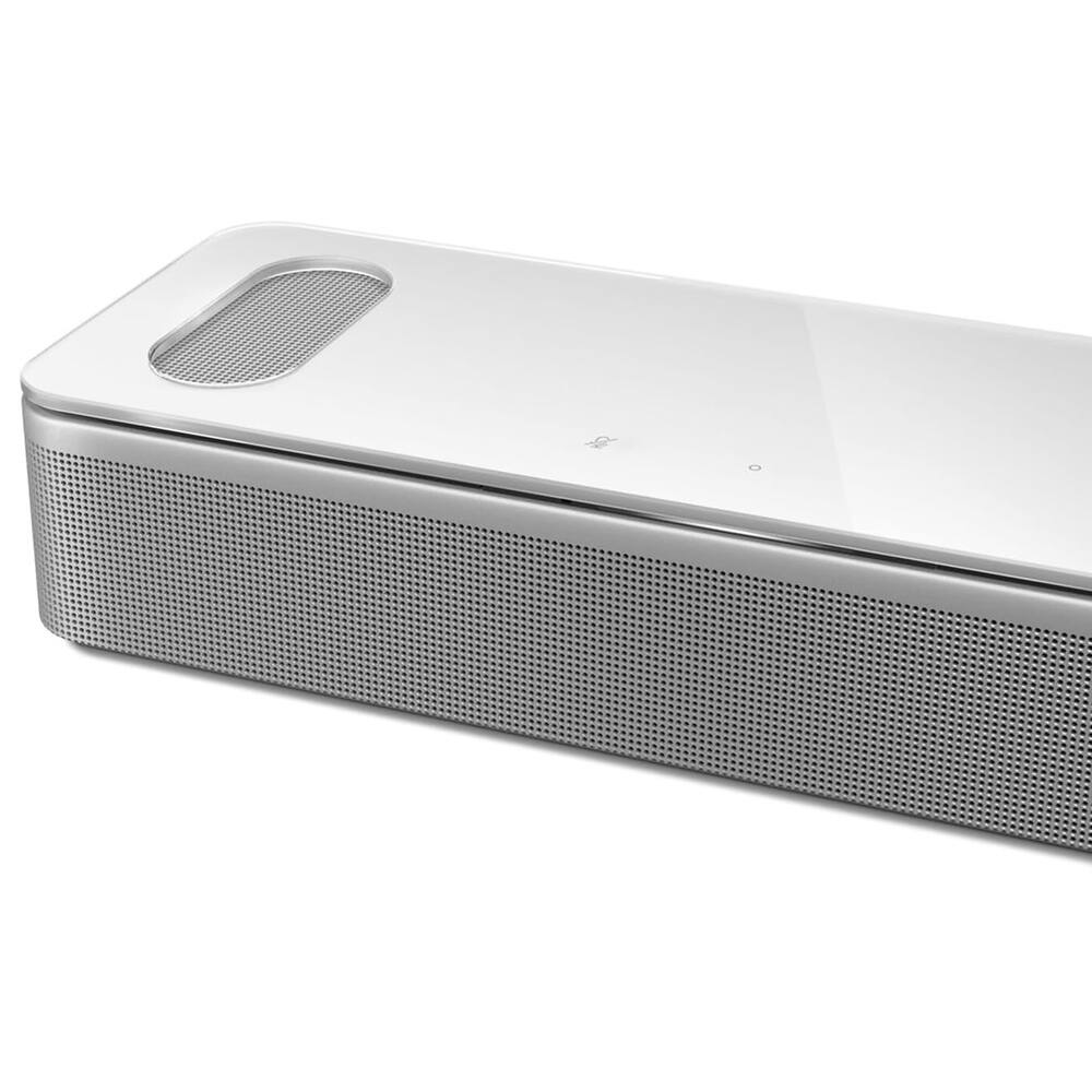 Back. Bose - Smart Ultra Dolby Atmos Soundbar + 1-Year Extended Warranty Package - Arctic White.
