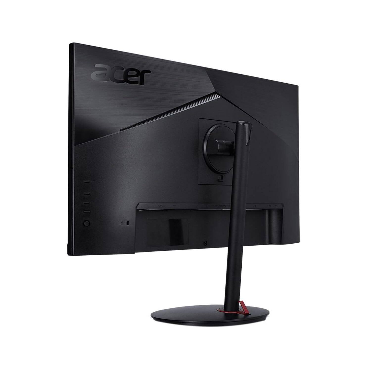 Back. Acer - Nitro - 27" Monitor UHD 3840x2160 160Hz IPS 0.5ms 350Nit HDMI DisplayPort - Black.