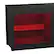 Alt View 10. Ihomeadore - 66" TV Stand with 23" Insert Electric Fireplace and Open Storage Shelves Media Console for TVs up to 75" - Black.