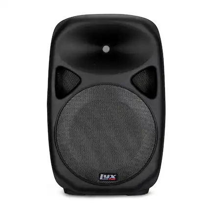 Front. Lyxpro - 15 Inch Portable PA Speaker Powered, PA System with Equalizer SD Slot & Built-in Bluetooth.