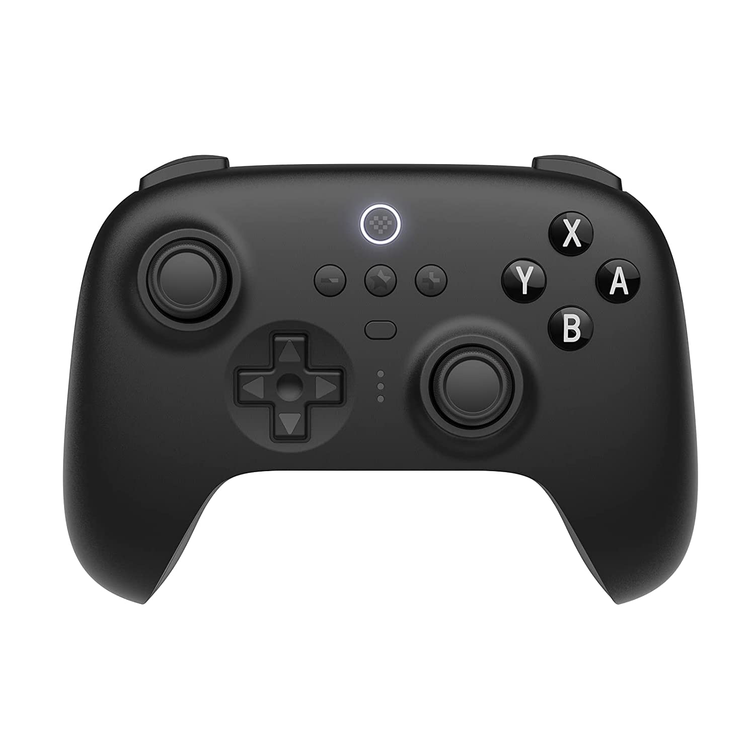 Left. 8BitDo - 8Bitdo Ultimate Bluetooth Wireless Controller with Charging Dock for Nintendo Switch, Windows, Steam Deck - Black - Black.