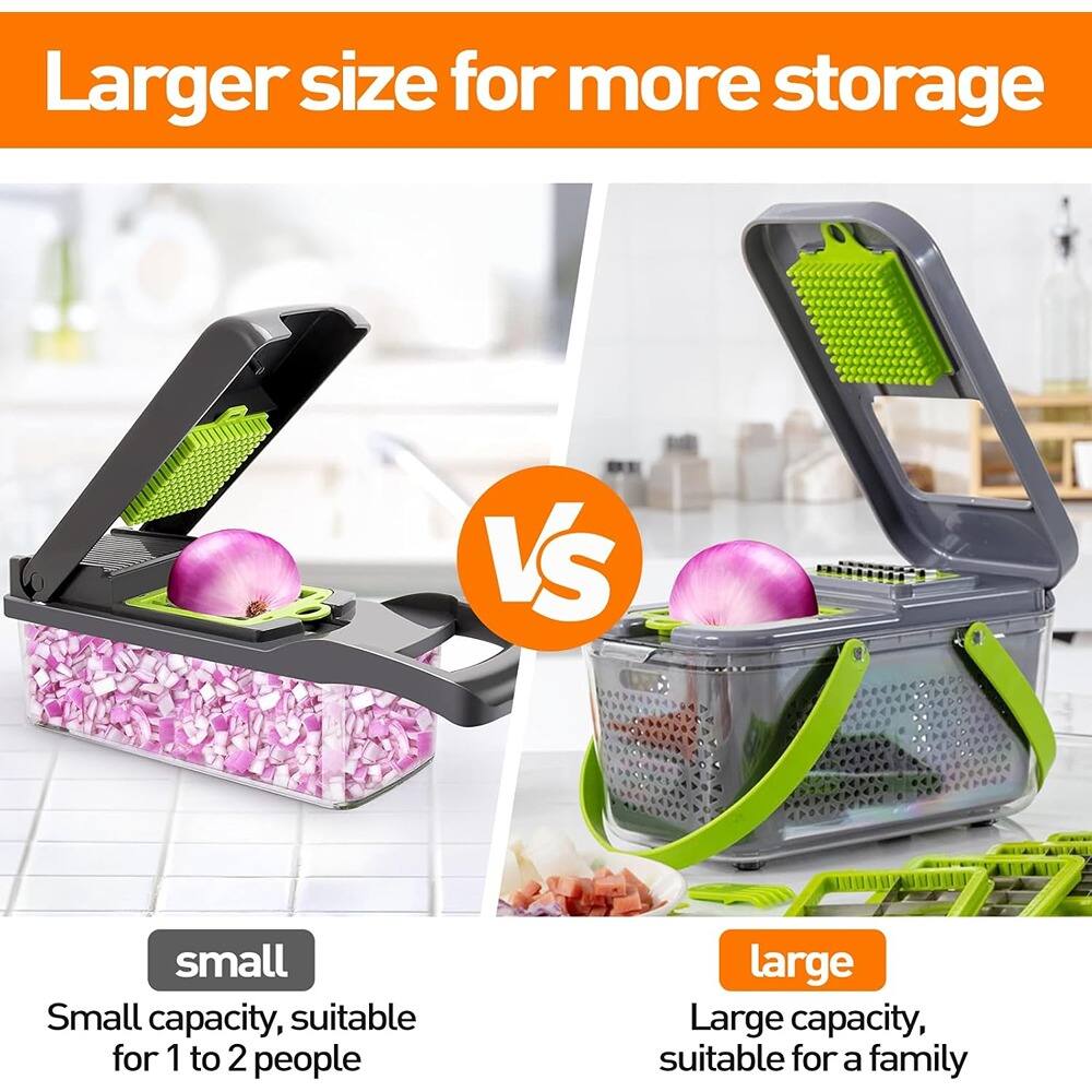 Larger size for more storage

small  
Small capacity, suitable for 1 to 2 people

large  
Large capacity, suitable for a family