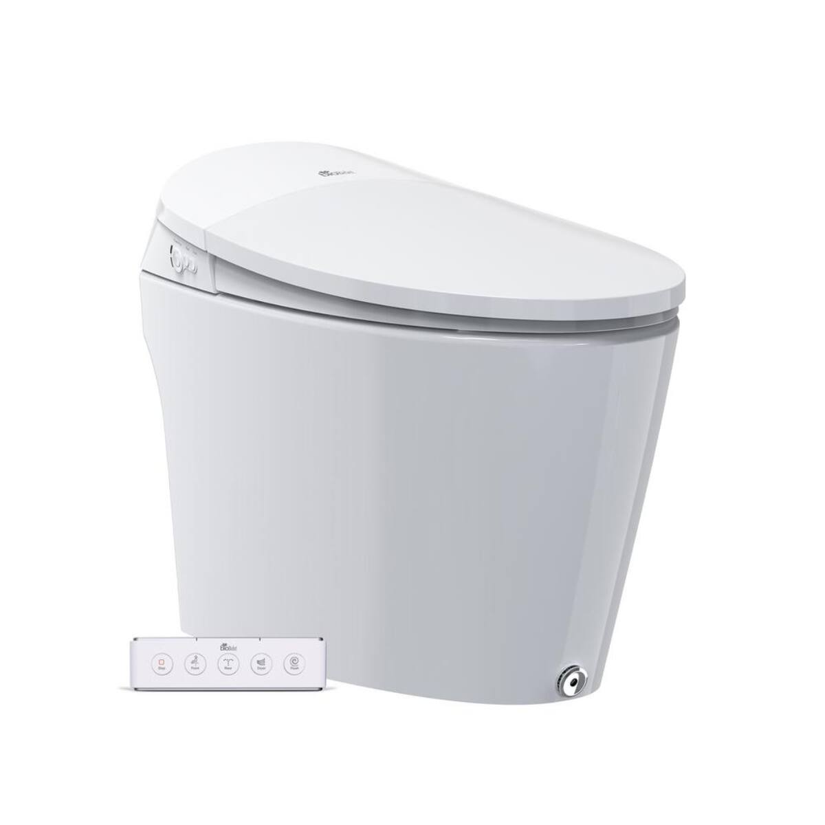 Front. Bio Bidet - Bio Bidet by Bemis Discovery DLX Bidet Toilet - White.