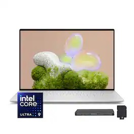 Dell - XPS 13.4" Touch Laptop,Ultra 9 288V,32GB RAM,4TB SSD+1TB Dock Set,Backlit Keyboard,Fingerprint,Win11 - Platinum