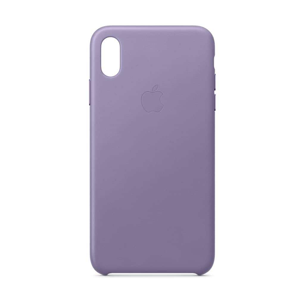 Apple - iPhone Xs Max Leather Case - Lilac