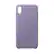 Front. Apple - Apple iPhone Xs Max Leather Case - Lilac - Lilac.