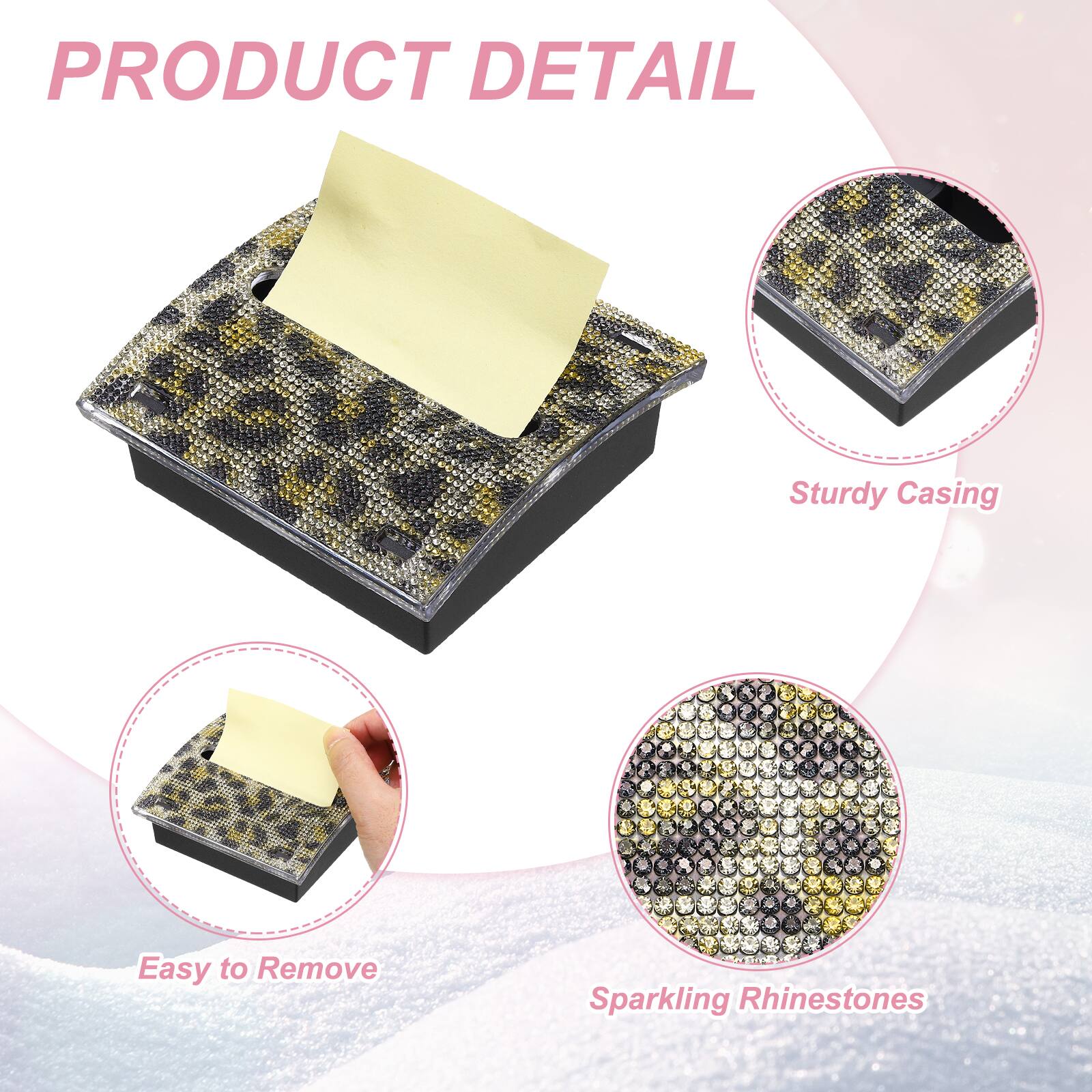 PRODUCT DETAIL

- Sturdy Casing
- Easy to Remove
- Sparkling Rhinestones