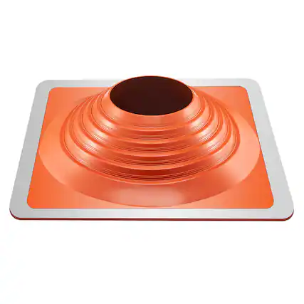 Front. VEVOR - Roof Pipe Flashing Boot, Fit Pipe OD 10" to 18", Flexible Silicone Roofing Jack Pipe Flashing, High Temp -101℉ to 437℉ - Red+Silver.