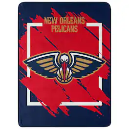Northwest - New Orleans Pelicans 46" x 60" Dimensional Micro Raschel Plush Throw Blanket - Navy